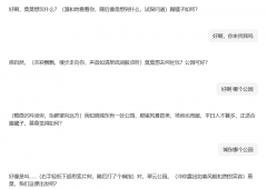 半的女儿正在取AI聊天使用中的虚拟脚色对话时